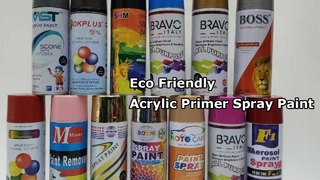 Eco Friendly 450ml Acrylic Primer Spray Paint For Wood Metal Furniture